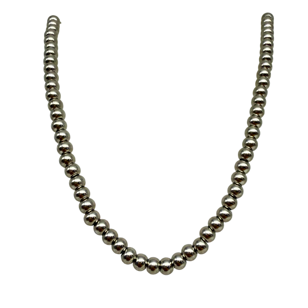 Collana Eleganza Argentata in Acciaio Silver