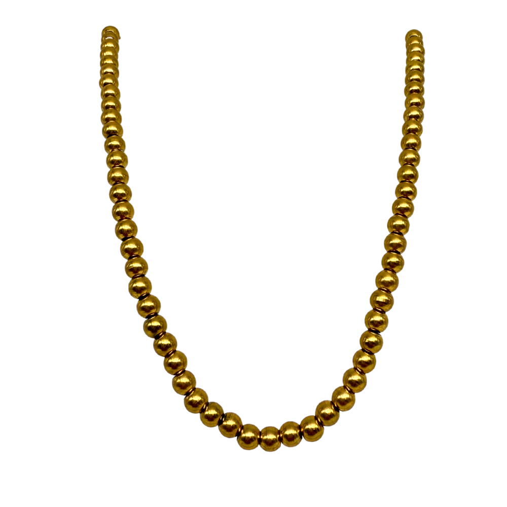 Collana Eleganza Dorata in Acciaio Gold