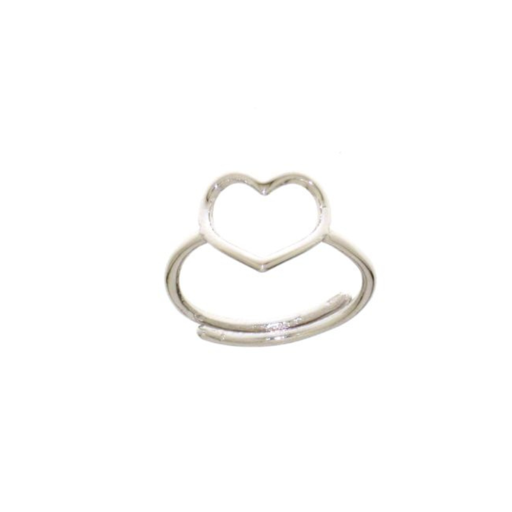anello argento cuore