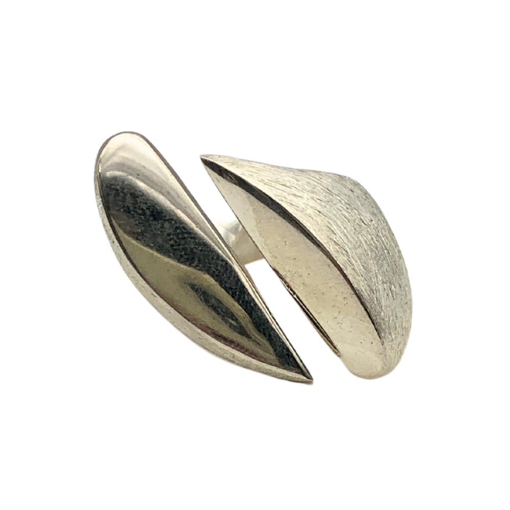 Anello Minimal Big in Argento Silver - WJ Gioielli