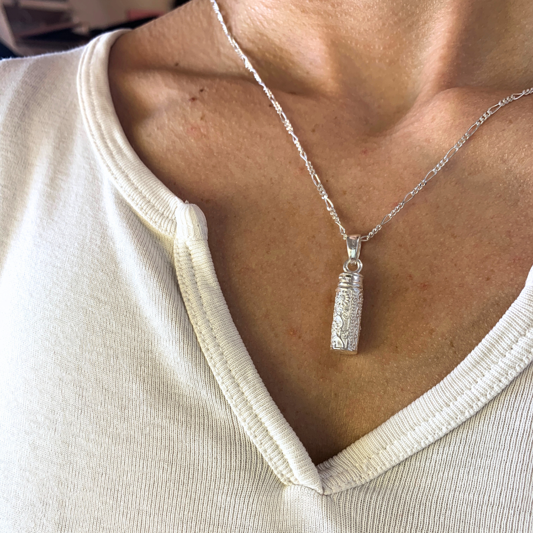 Boccetta Porta Profumo d’Amore in Argento Silver - WJ Gioielli