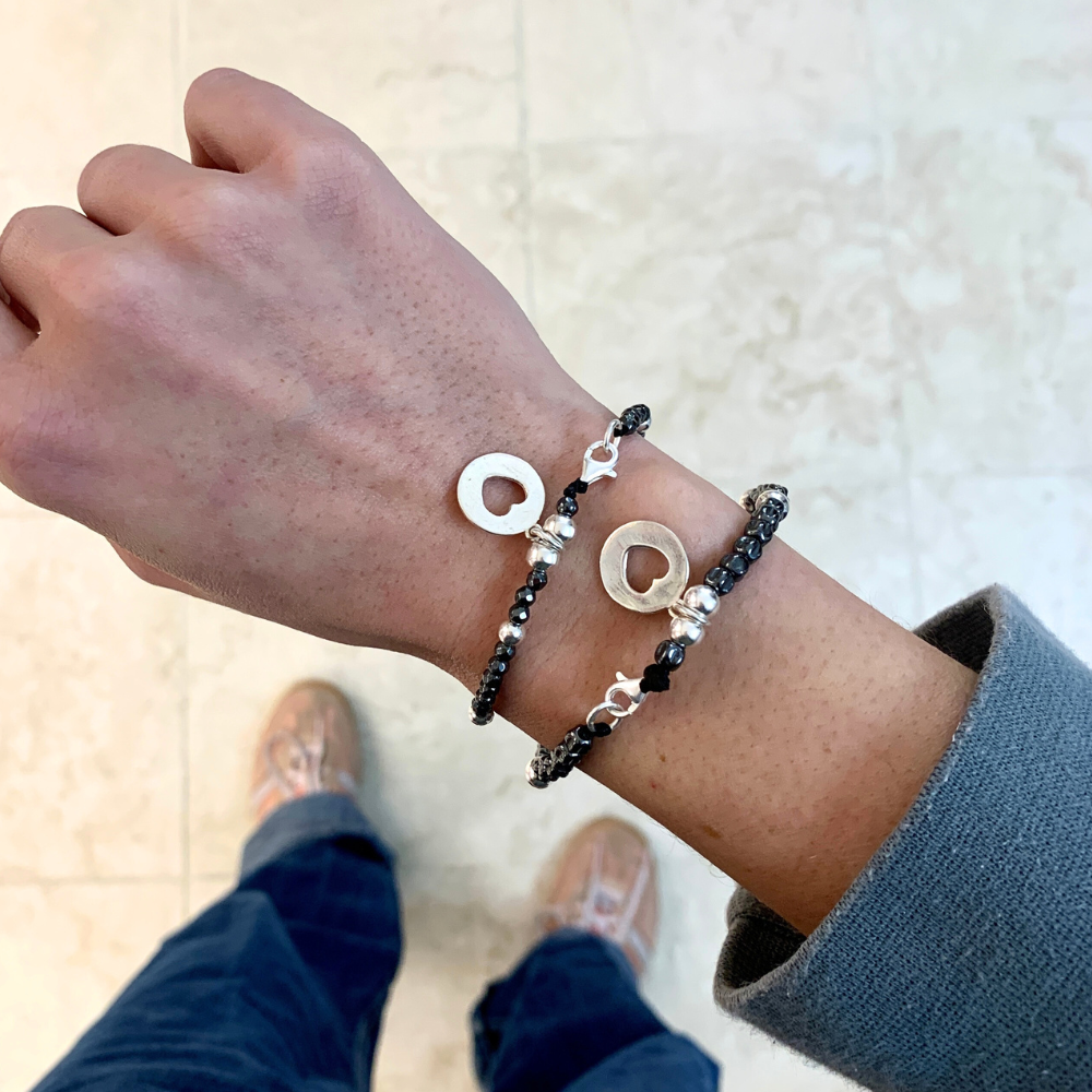 Bracciale Donna Love con Ciondolo Personalizzabile - WJ Gioielli