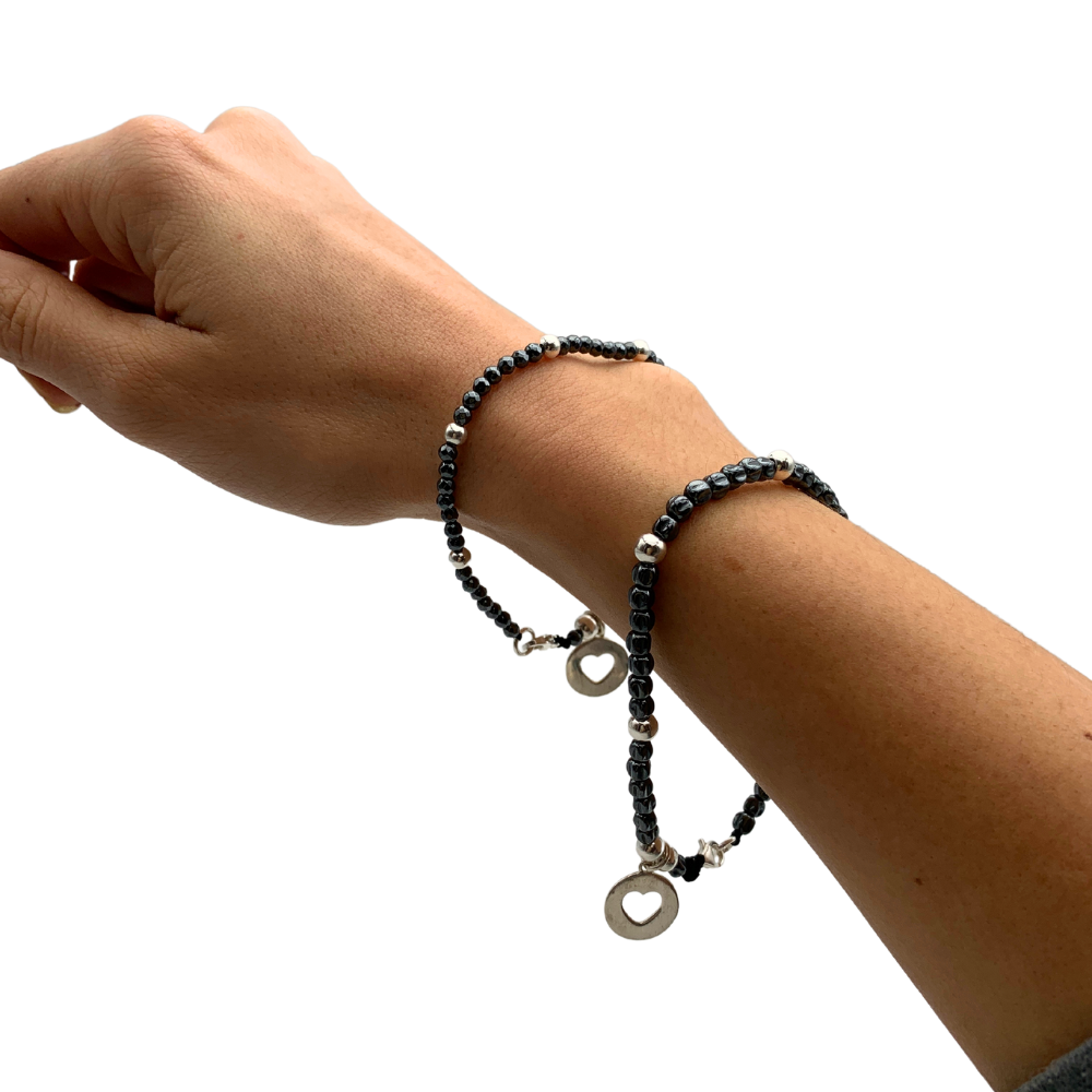 Bracciale Donna Love con Ciondolo Personalizzabile - WJ Gioielli