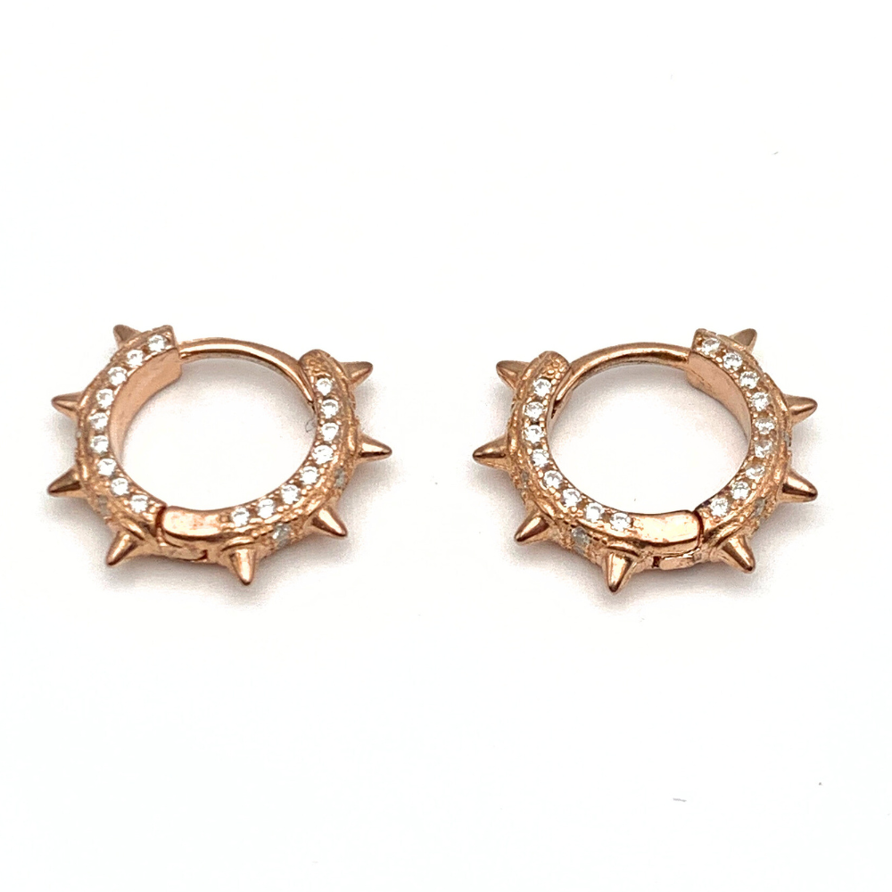 Hoops Rosè Borchiette e Zirconi