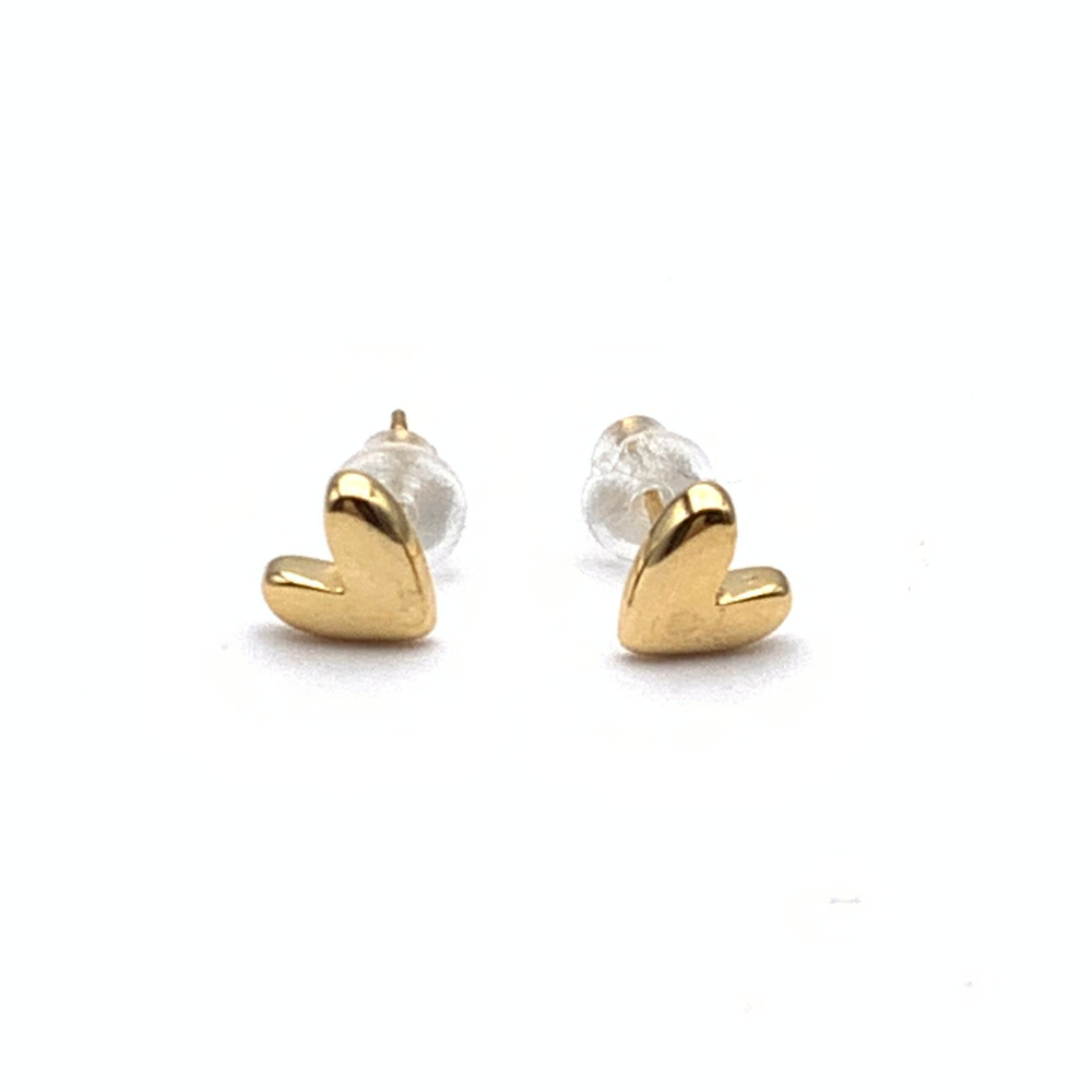 orecchini in acciaio gold
