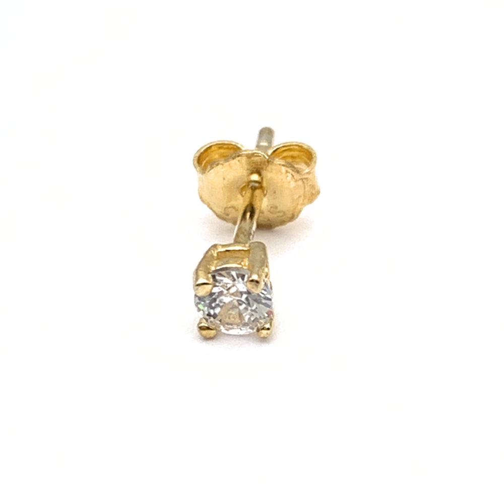 Punto Luce a Perno in Argento Gold