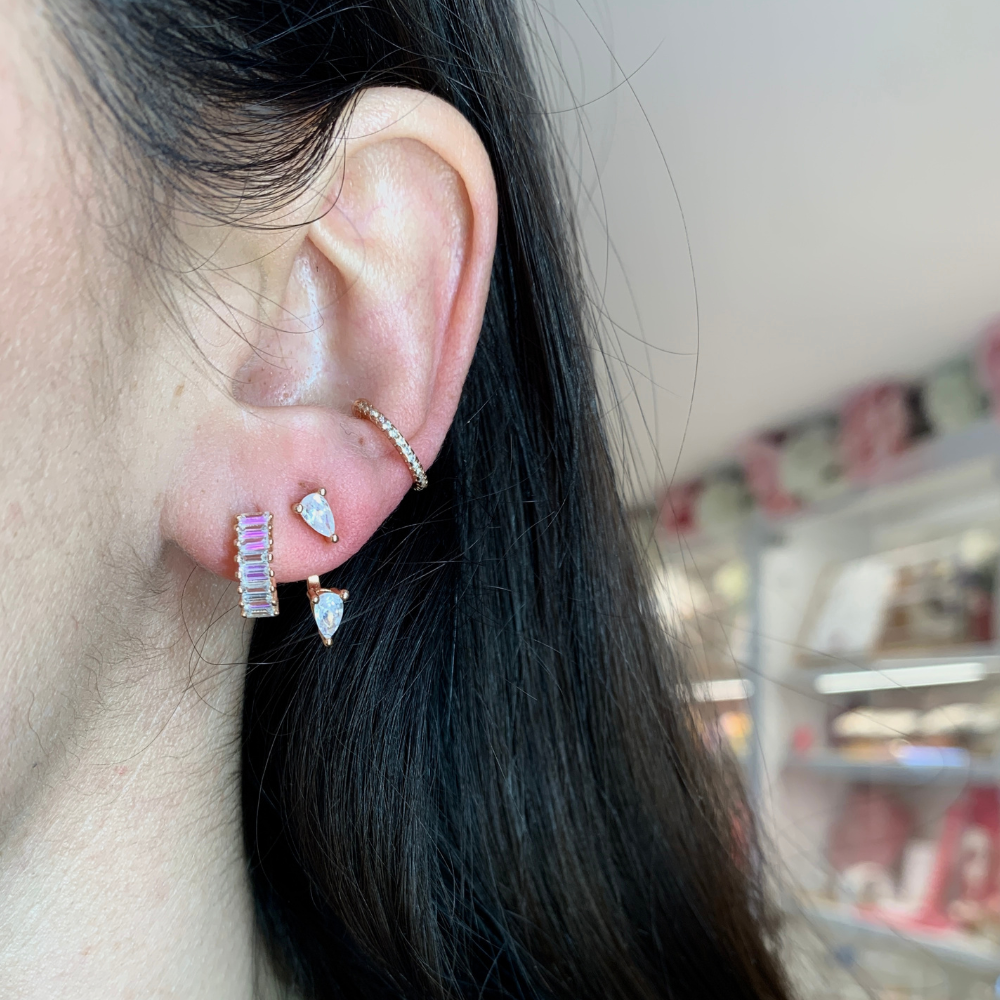 Mono Hoop Barrette Hollywood