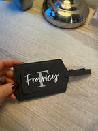 Etichetta Grigio Topo per Bagagli Personalizzabile