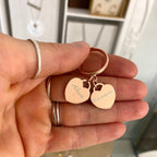 Anello Double Heart Cuore Pendente Amelie - WJ Gioielli