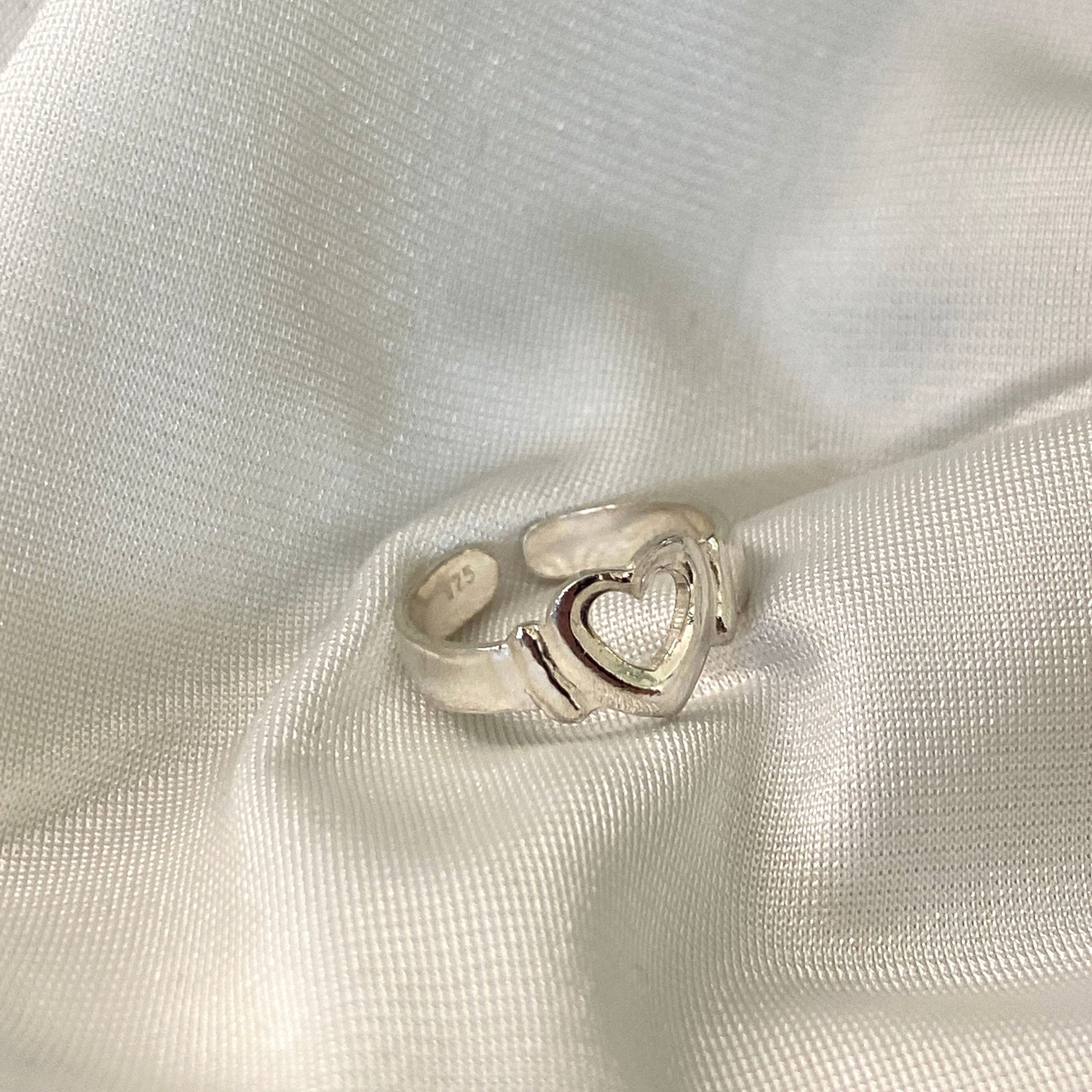 Anello Cuore in Argento Silver - WJ Gioielli