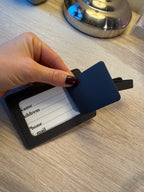 Etichetta Grigio Topo per Bagagli Personalizzabile