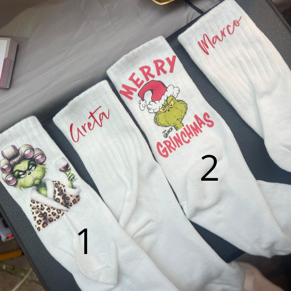 Calzini Grinch Personalizzabili