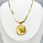 Choker Gold Money in Argento Gold