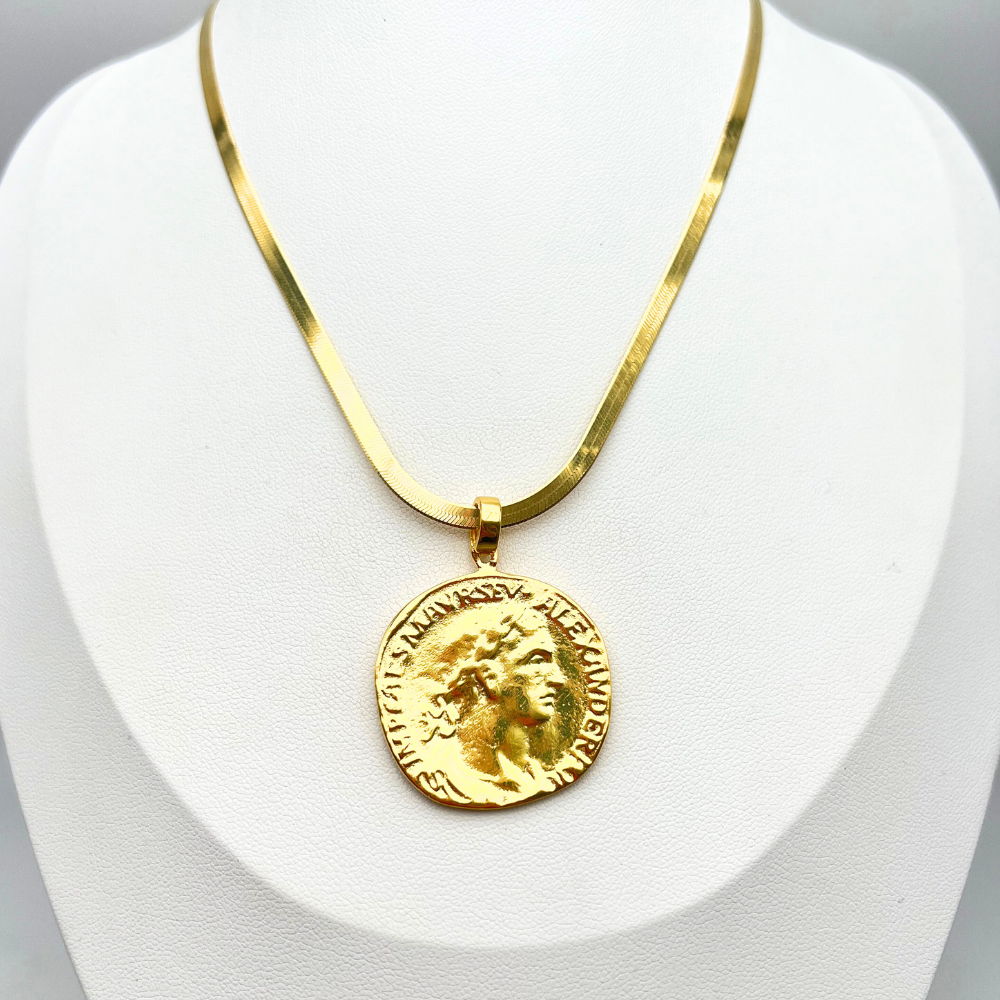 Choker Gold Money in Argento Gold