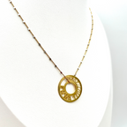 Collana Gold con Rondella Personalizzabile