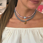 Collana Primo Battito in Acciaio Gold