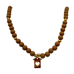 Collana Rifugio del Cuore in Acciaio Gold