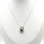 Collana Violet Heart in Argento Silver