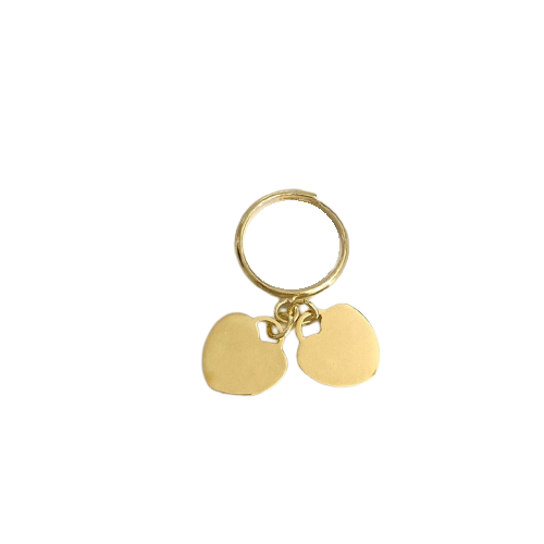 Anello Double Heart Cuore Pendente Amelie - WJ Gioielli