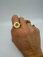 Anello Rondella della Vita in Argento Artigianale con Incisione Personalizzabile