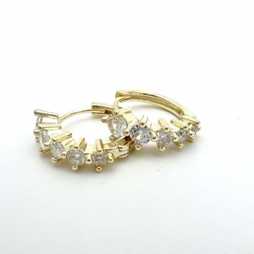 Hoops 5 zirconi Gold