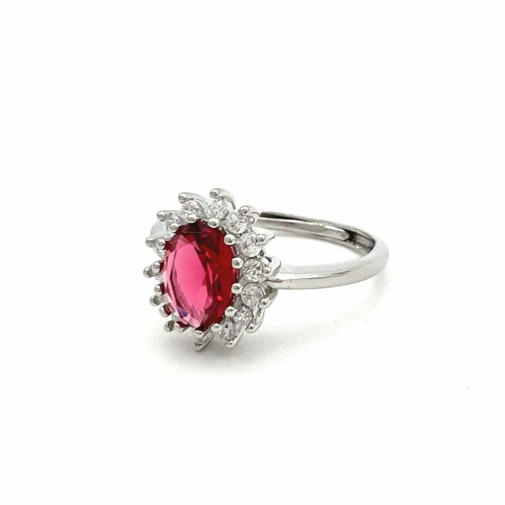 Anello Kate Rosso in Argento Silver - WJ Gioielli