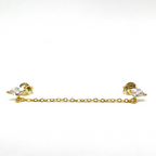 Doppia Goccia Gold con Catenella