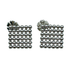 Orecchini Bubble in Acciaio Silver