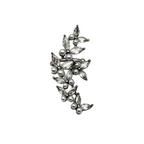 Ear Cuff Giardini di Luce in Acciaio Silver