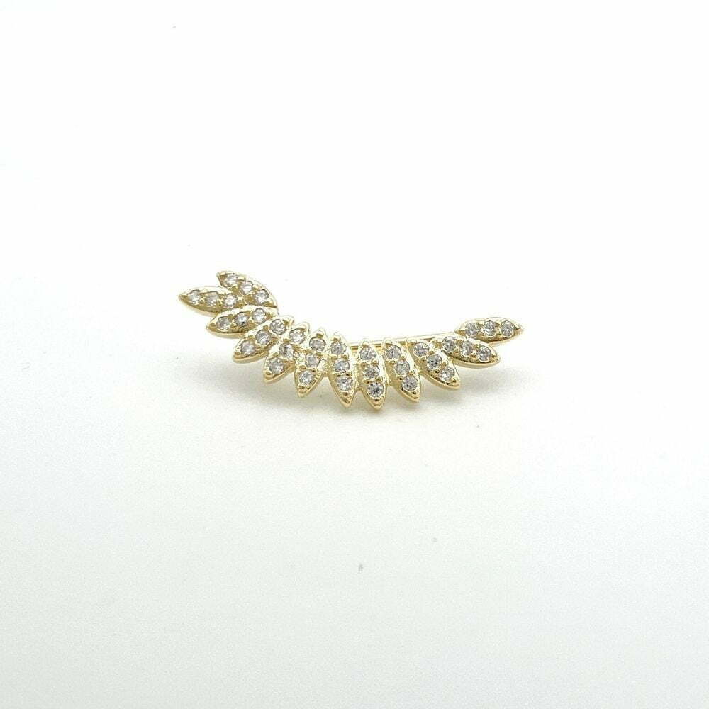 Orecchino Gold con Zirconi