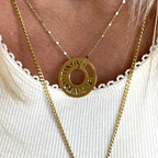 Rondella Personalizzabile Gold Indossata