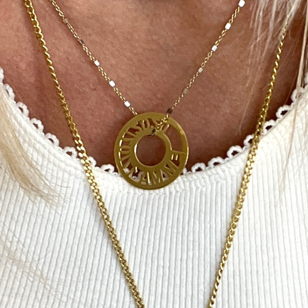 Rondella Personalizzabile Gold Indossata