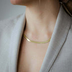 Collana Piatta Gold
