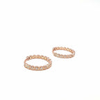 Hoops Rosè Zirconi Bianchi