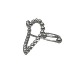 Anello Wanderlust Heart in Acciaio Silver - WJ Gioielli
