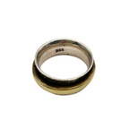 Anello Fede Girevole in Argento Silver - WJ Gioielli