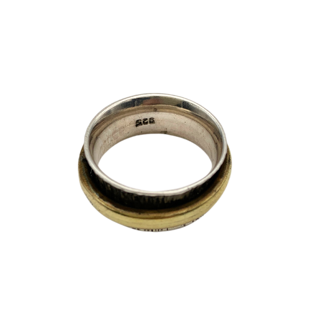 Anello Fede Girevole in Argento Silver - WJ Gioielli