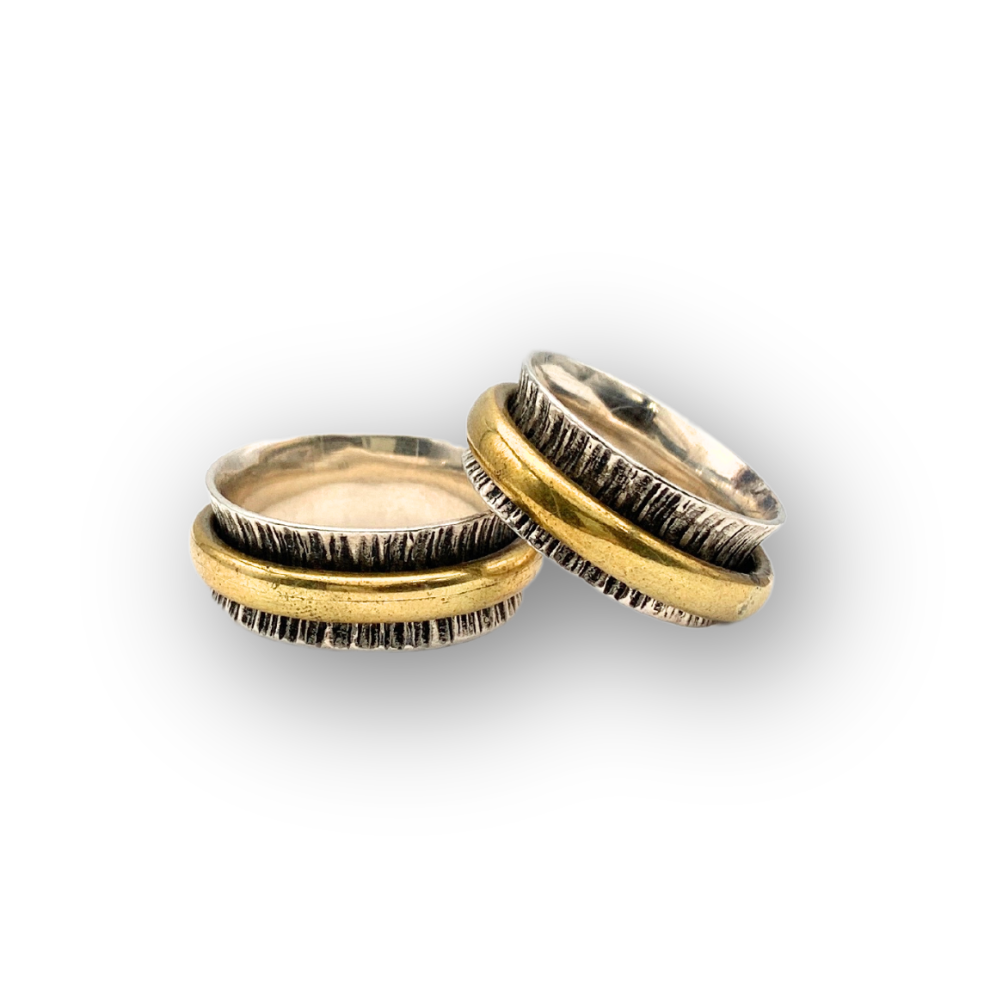 Anello Fede Girevole in Argento Silver - WJ Gioielli