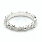 Anello Fedina Bubble in Argento Silver - WJ Gioielli