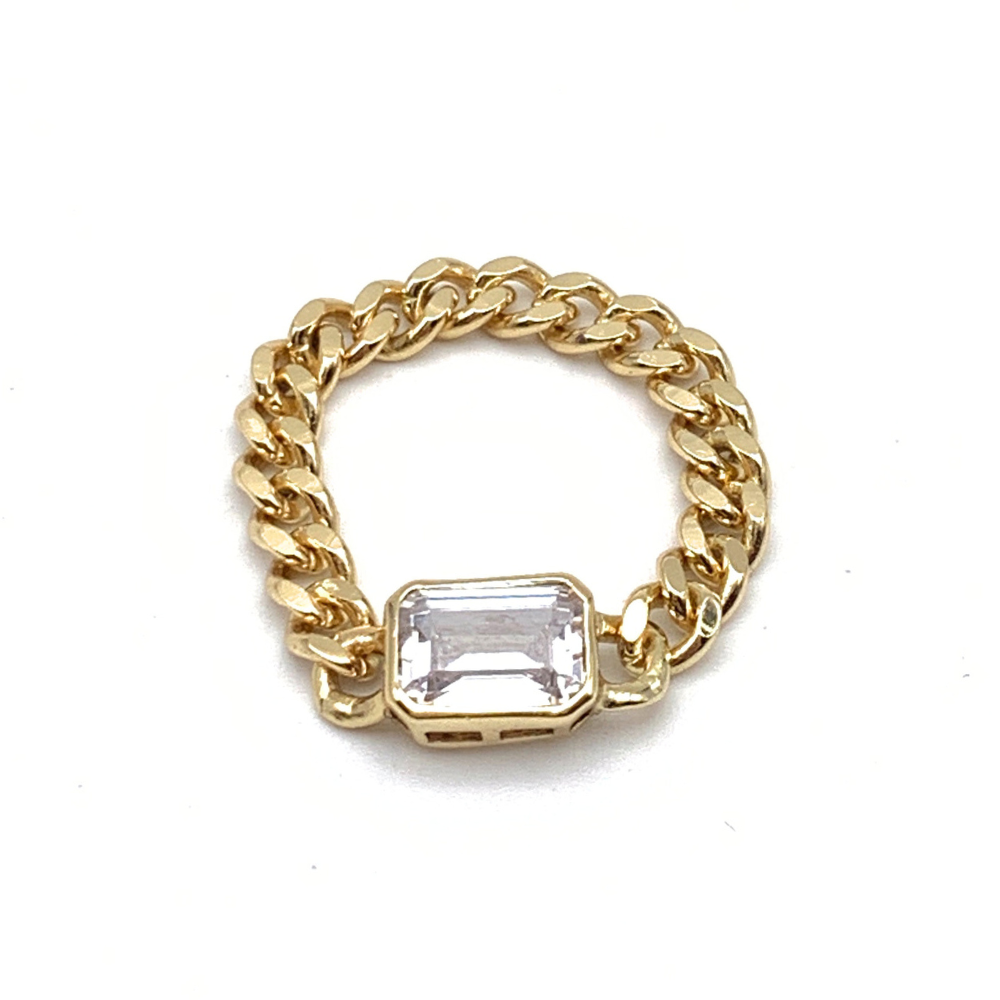 Anello Glimmering in Argento Gold - WJ Gioielli