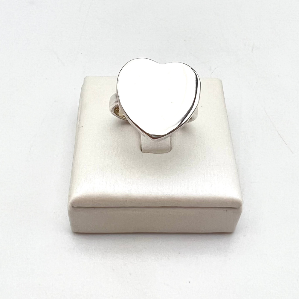 anello in argento silver con cuore heart