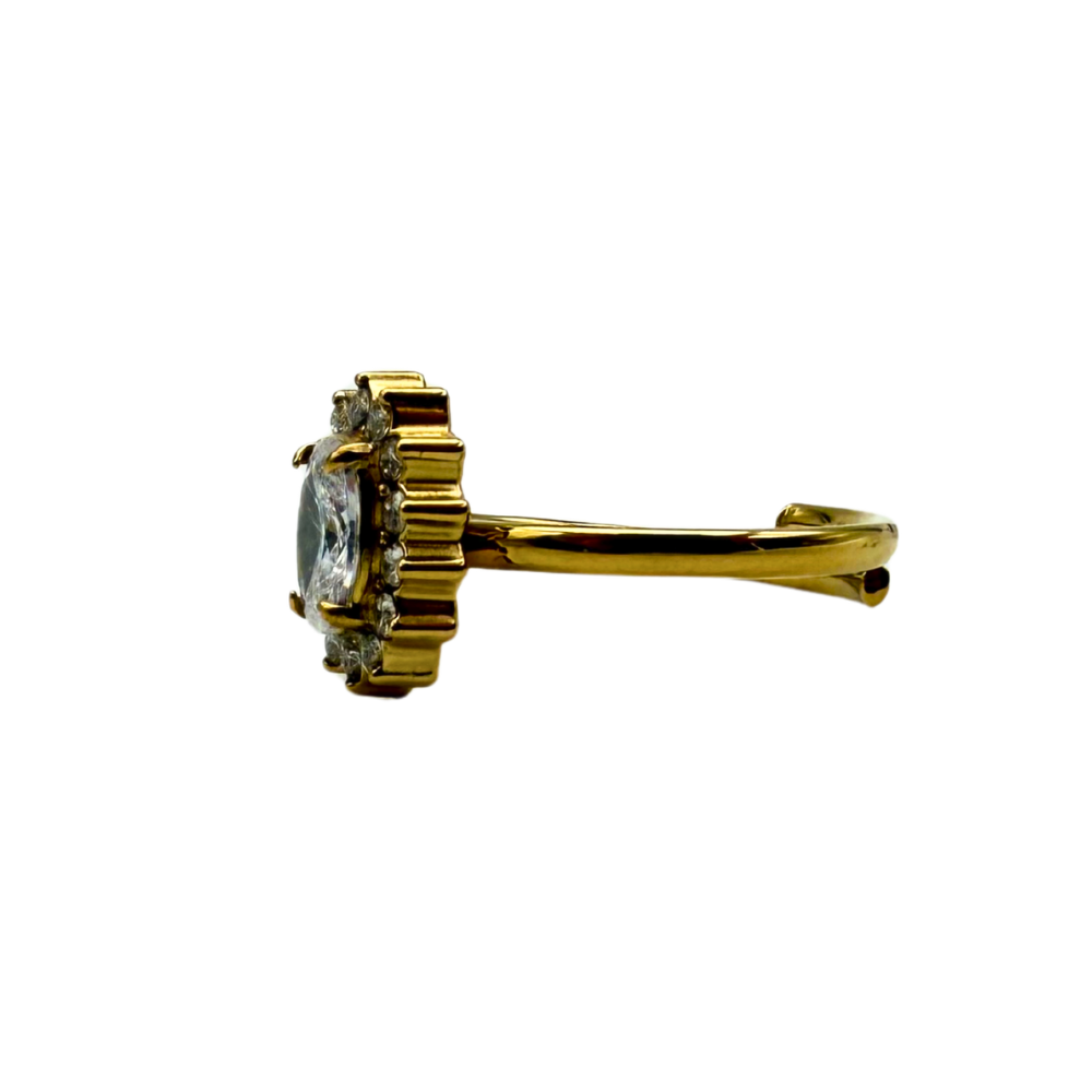 Anello Kate Regolabile in Acciaio Gold