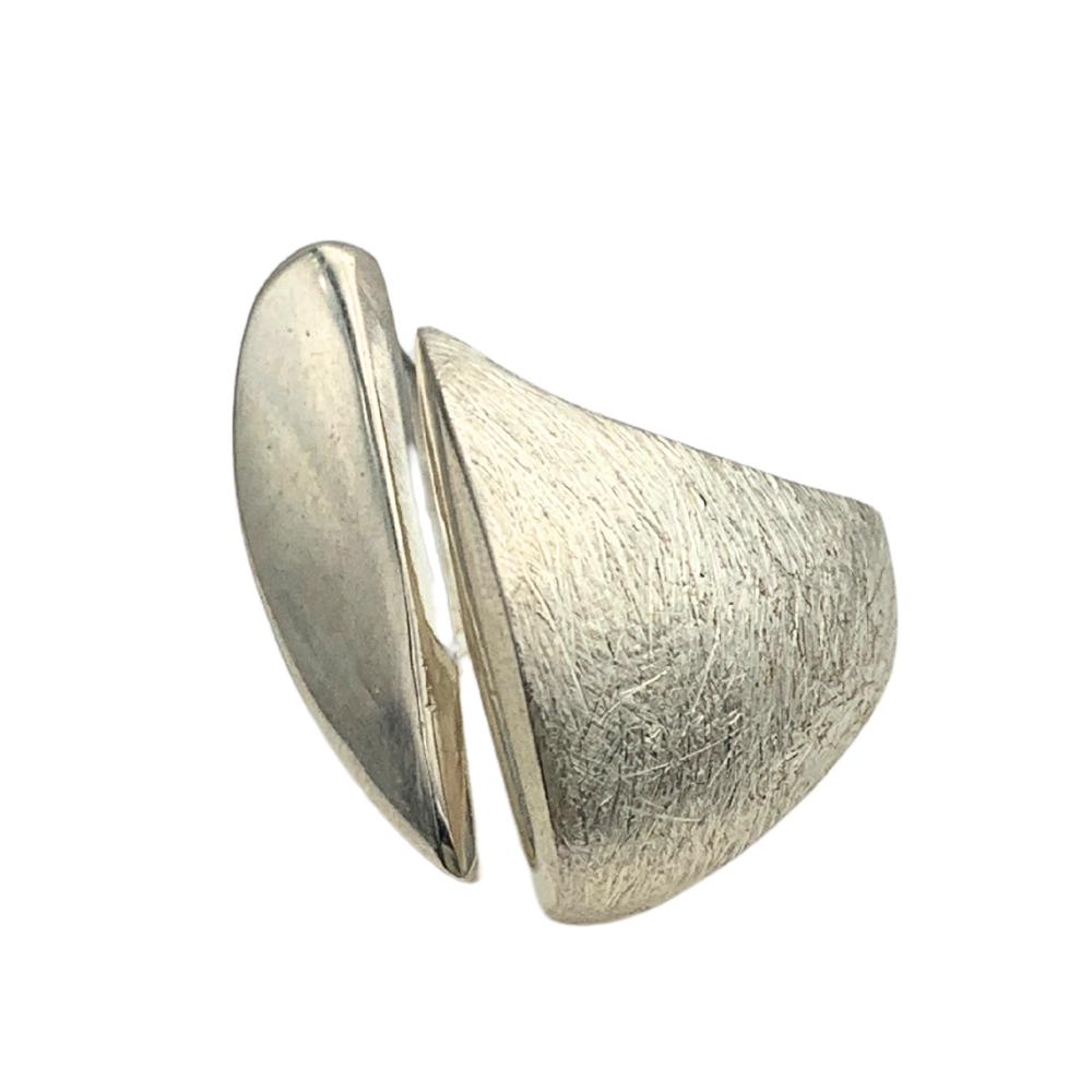 Anello Minimal Big in Argento Silver - WJ Gioielli