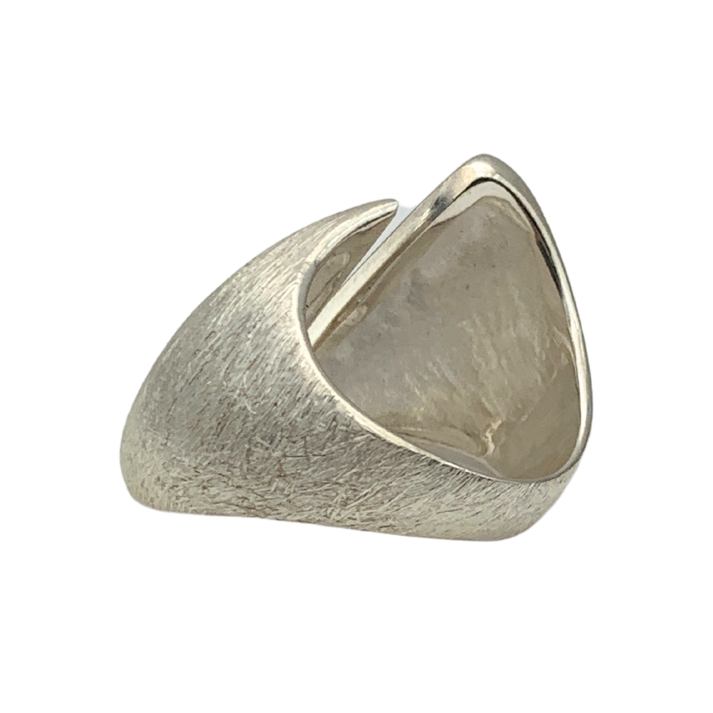 Anello Minimal Big in Argento Silver - WJ Gioielli