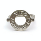 Anello Rondella della Vita in Argento Artigianale con Incisione Personalizzabile - WJ Gioielli