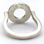 anello rondella artigianale personalizzabile in argento 925