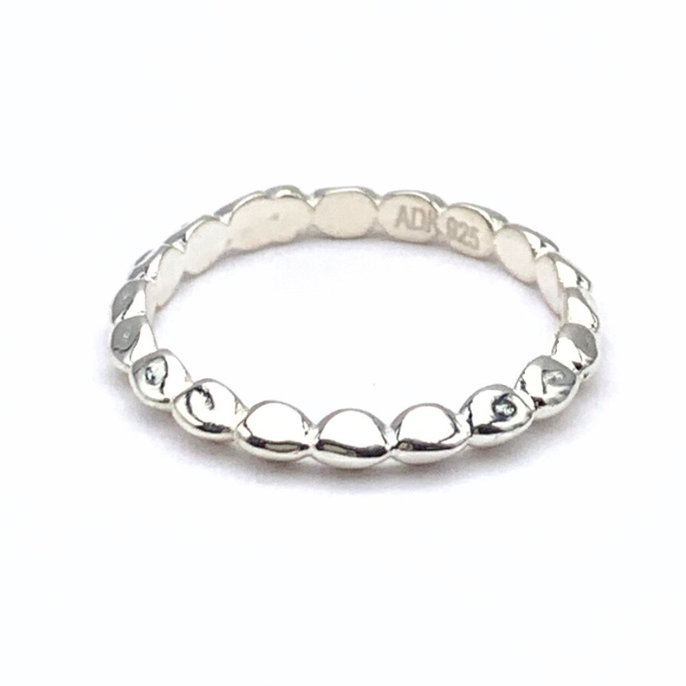 Anello Sassolini Bubble in Argento Silver - WJ Gioielli