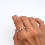Anello Sassolini Bubble in Argento Silver - WJ Gioielli