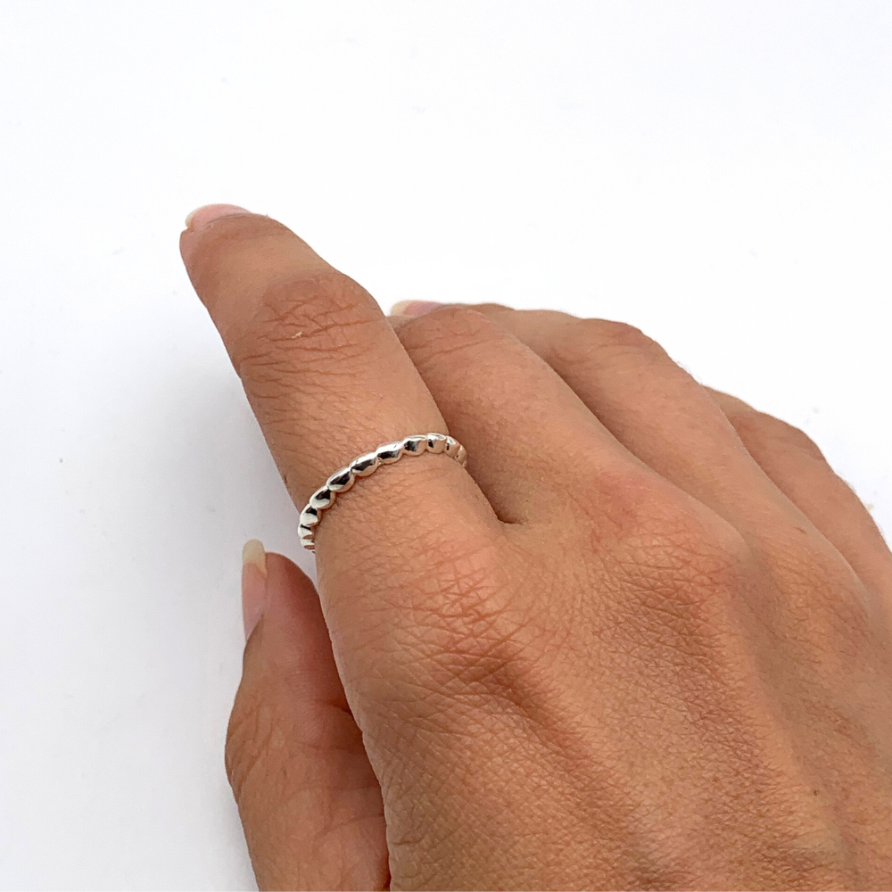 Anello Sassolini Bubble in Argento Silver - WJ Gioielli