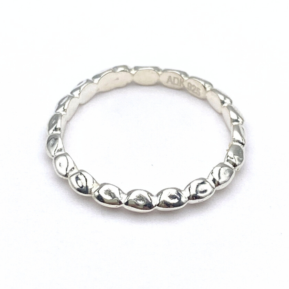 Anello Sassolini Bubble in Argento Silver - WJ Gioielli